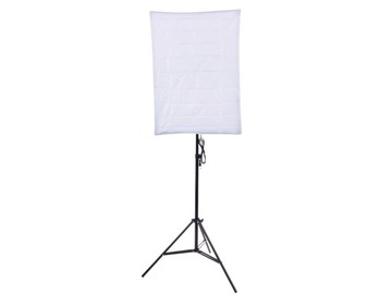 2 lampy światła ciągłego 425W softbox 50x70 statyw