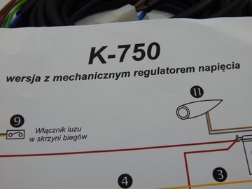 УСТАНОВКА K-750 ПОЛЬСКИЙ ИЗДЕЛИЕ + СХЕМА