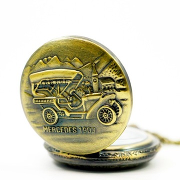 КРАСИВЫЕ АВТОМОБИЛЬНЫЕ КАРМАННЫЕ ЧАСЫ MERCEDES 1903