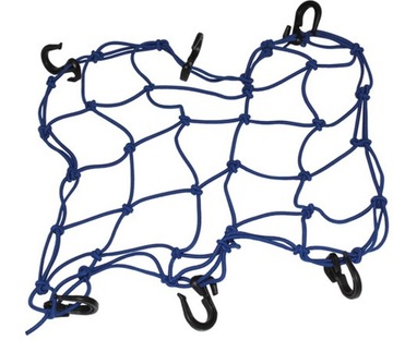 SIATKA BAGAŻOWA BLUE 38x38cm MOTOCYKL QUAD ATV HIT
