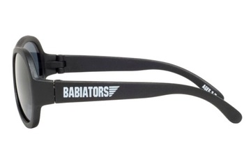 Детские солнцезащитные очки-авиаторы Babiators Black Ops Black 0-2