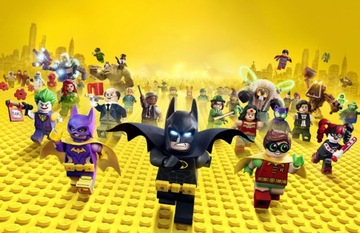 Фотообои LEGO BATMAN детские 200х130, самоклеящиеся