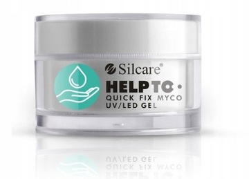 Silcare Help To Quick Fix Myco 15 г бескислотный восстанавливающий гель UV-LED/LE
