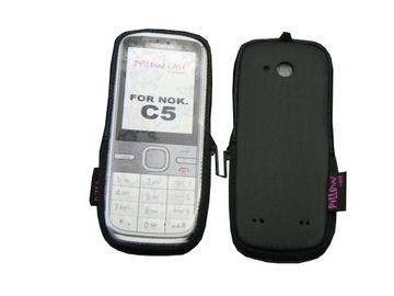 Etui SATYNA NA ZAMEK PILLOW CASE do Nokia C5 C5-00 Pokrowiec Obudowa