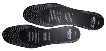 Черные стельки для обуви с активированным углем SECO
