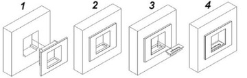 БЕСТА подвесной бездымный биокамин 45x45 см