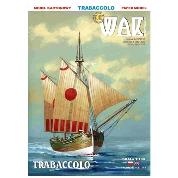 WAK 9-10/15 - Żaglowiec Trabaccolo 1:100