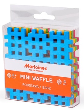 MINI WAFLE PODSTAWA PODSTAWY DO WAFLI ZESTAW 4 SZT