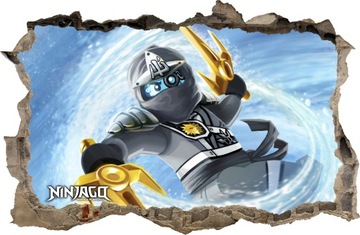 NAKLEJKI NA ŚCIANĘ Dziura LEGO NINJAGO 92 115x75cm