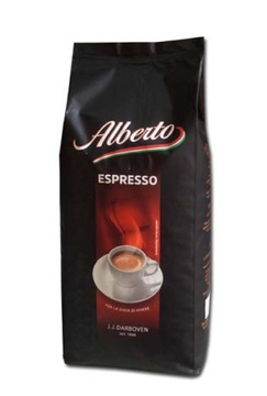 Кофе в зернах обжаренный 1кг ALBERTO ESPRESSO