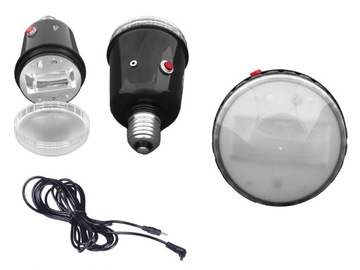 LAMPA BŁYSKOWA 45Ws fotocela gwint E27 + kabel