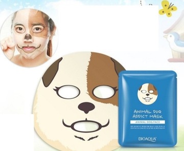 BIOAQUA Mask Animal DOG MASKA W PŁACIE PIES