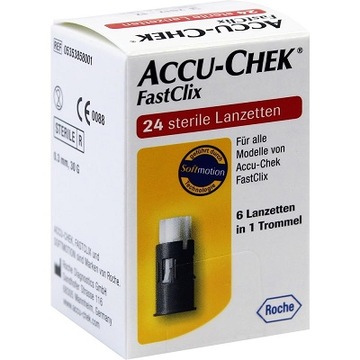 ACCU-CHEK FASTCLIX LANCETY 24 sztuki - igły