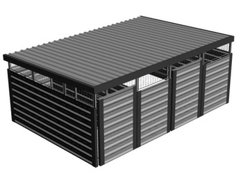 Wiata śmietnikowa, altana,osłona, 6,5x4m,PRODUCENT