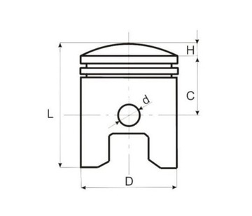 IFA MZ ETZ 250 251 301 Поршневые кольца Палец Ø18мм R3 Ø 70,50мм