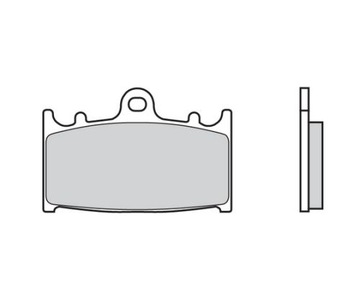 ПЕРЕДНИЕ ПОДУШКИ BREMBO SUZUKI TL1000 S 97-01