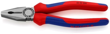 KNIPEX 03 02 200 Kombinerki uniwersalne 200mm