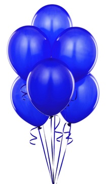 Balony Pastelowe GRANATOWE Niebieskie Sylwester Urodziny Wesele 100szt.