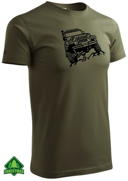 OFFROADOWA KOSZULKA T-SHIRT NADRUK JEEP WRANGLER M