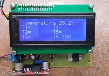 Regulator Obrotów Wentylatorów Automat PWM 6 Kan