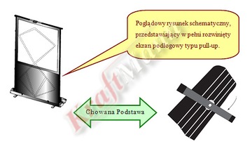 Портативный проекционный экран PullUp Air, 16:10, 180 см