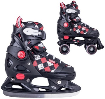 Wrotki LED wysokie buty chowane buty 36 Roller Skate