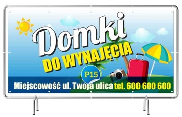 Gotowe Projekty REKLAMA- Domki do wynajęcia Szyld