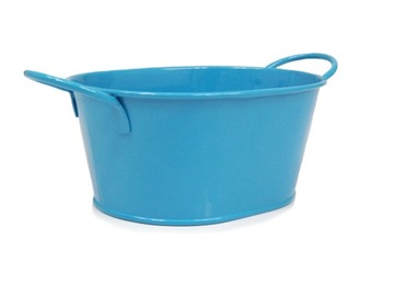 MISKA MISECZKA OSŁONKA doniczka niebieska 15 cm