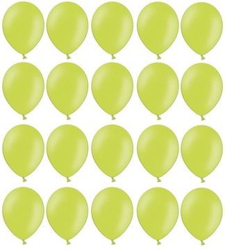 Balony Apple Green 25cm Pastelowe 20szt na ślub