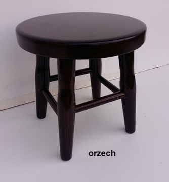 TABORET taborecik DREWNIANY BUKOWY ryczna -MASYWNY