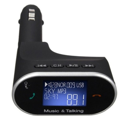 Transmiter FM Bluetooth LCD MP3 USB SD Pilot