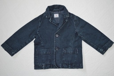 POLARN O. PYRET KURTKA JEANS MARYNARKA 9-12m 80