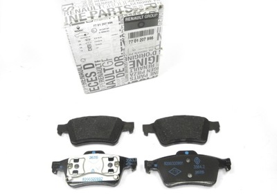 WITH RENAULT LAGUNA II 2.0DCI PADS BRAKE REAR - milautoparts-fr.ukrlive.com