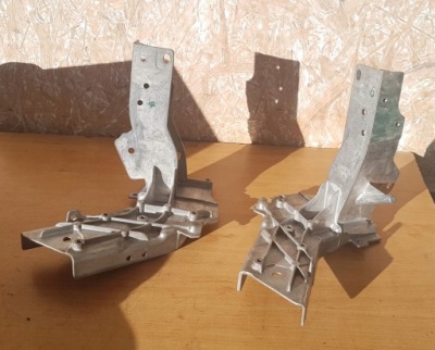 Кронштейн поперечина перед mercedes glc 253 фото №1