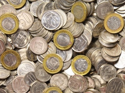 Sama WENEZUELA - monety EGZOTYCZNE - zestaw 1 KG Kilogram - MIX monet