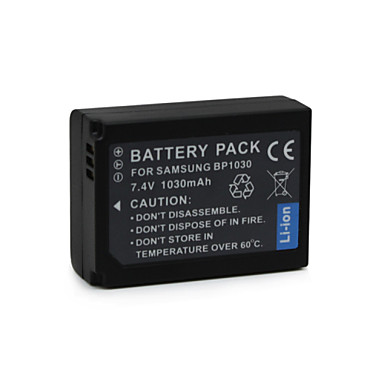 Bateria do SAMSUNG NX300 NX1000 BP-1030 BP-1130