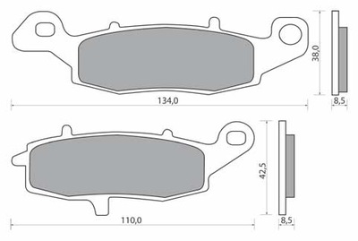 PADS SUZUKI VZ VL VZR VLR 800 1600 1800 INTRUDER - milautoparts-fr.ukrlive.com