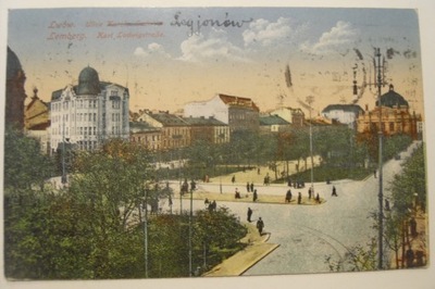 LWÓW Lemberg ulica Legjonów 1924 Łódź Ukraina