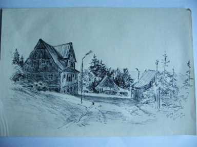 RYSUNEK DUSZNIKI ZDRÓJ 1993 ROK