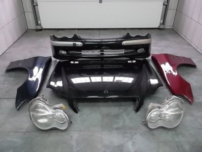 Mercedes c klasa 203 w203 лампы фары перед фото №1