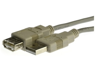 Kabel przedłużacz USB A 2.0 męsko-żeński 1,8m