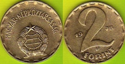 Węgry - 2 Forint 1978 r.