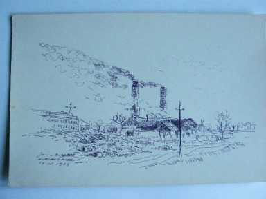 RYSUNEK CIECHOCINEK 1969 ROK