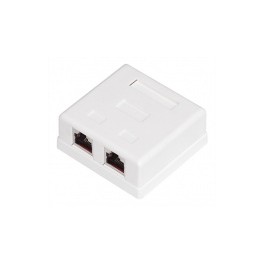 GNIAZDO GNIAZDKO NATYNKOWE LAN 2X RJ45 KAT.6 FTP - 13682260747 ...