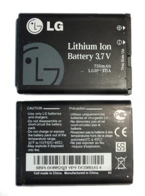 ORYGINALNA BATERIA LG LGIP-411A KP235 KU380