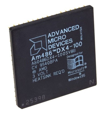 CPU AMD A80486DX4-100SV8B 100 MHz s.PGA168