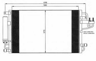 HYUNDAI TUCSON RADIATOR AIR CONDITIONER NEW CONDITION - milautoparts-fr.ukrlive.com