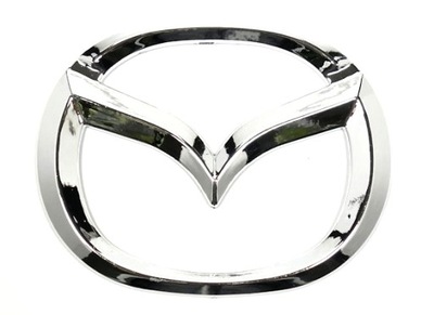 MAZDA 125X100 MM EMBLEMAT, NAKLEJKA. - milautoparts-fr.ukrlive.com