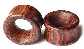 Plug tunel ORGANIC drewniany DREWNO różane 8mm