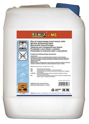Remix MS 5 litrowy - płyn myjący do zmywarki